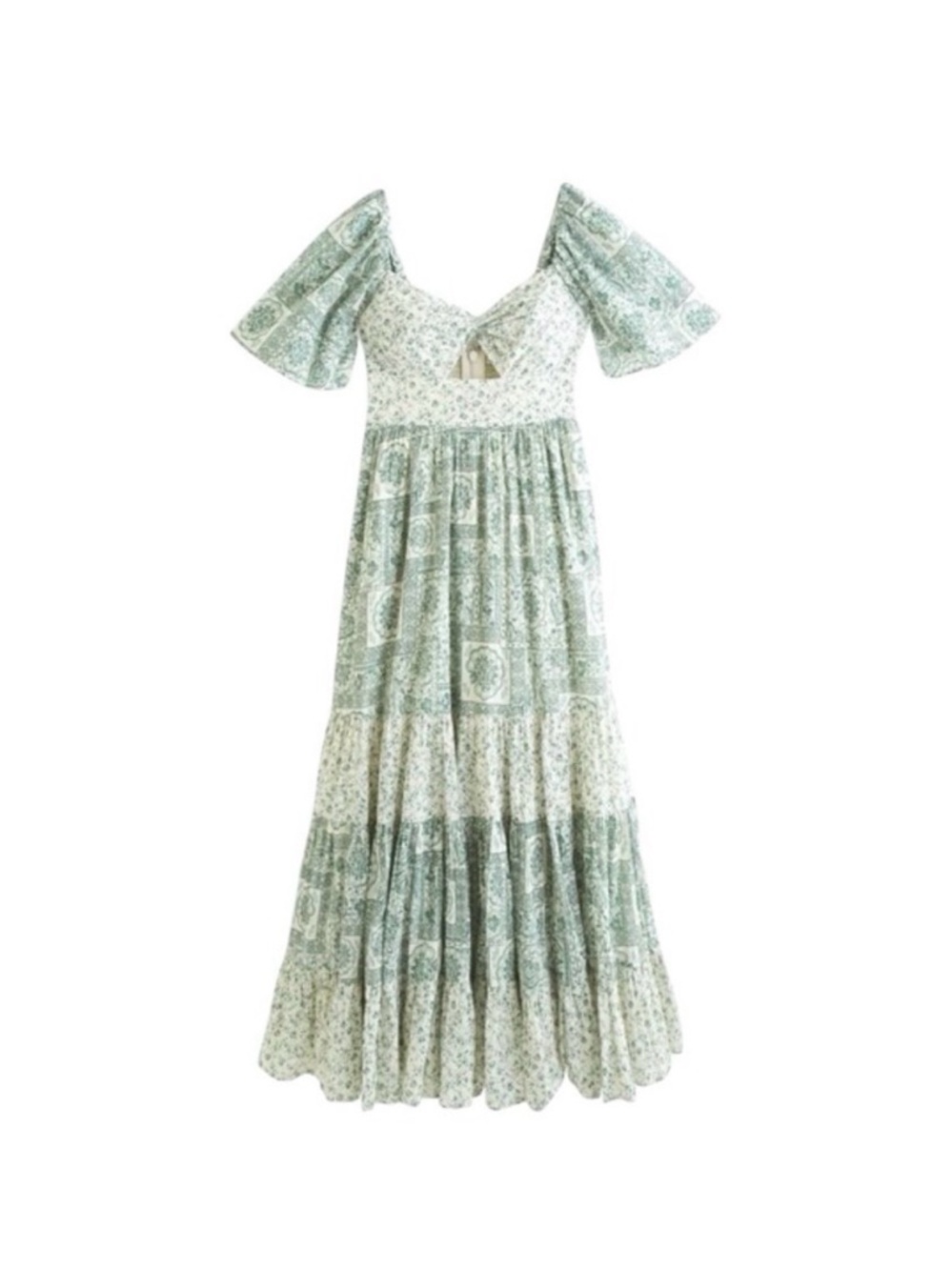 Abercrombie and Fitch butterfly sleeve maxi dress